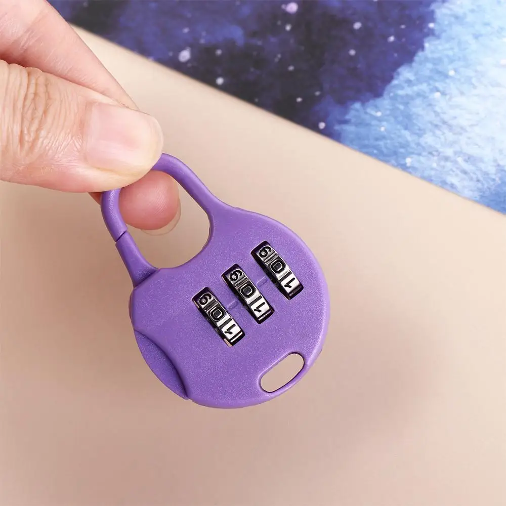 Plastic Password Combination Lock Luggage Travel Lock Combination Padlock Padlock 3 Digit Gym Drawer Lock Digit Locks Toolbox