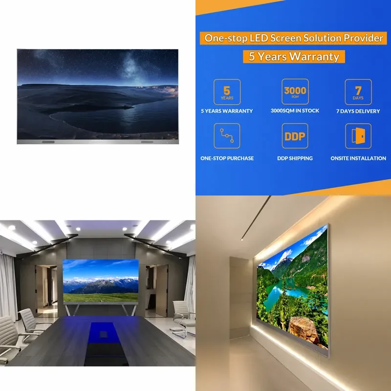 for Home Theatre System Wireless Control Video Wall Led Display Screen Smart Tv