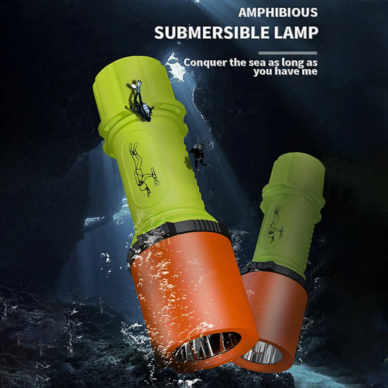 Imagem -02 - Scuba Diving Lanterna Dive Torch Snorkeling Light Modos Ipx8 Lanterna Impermeável Lanterna Led Luz de Trabalho c2