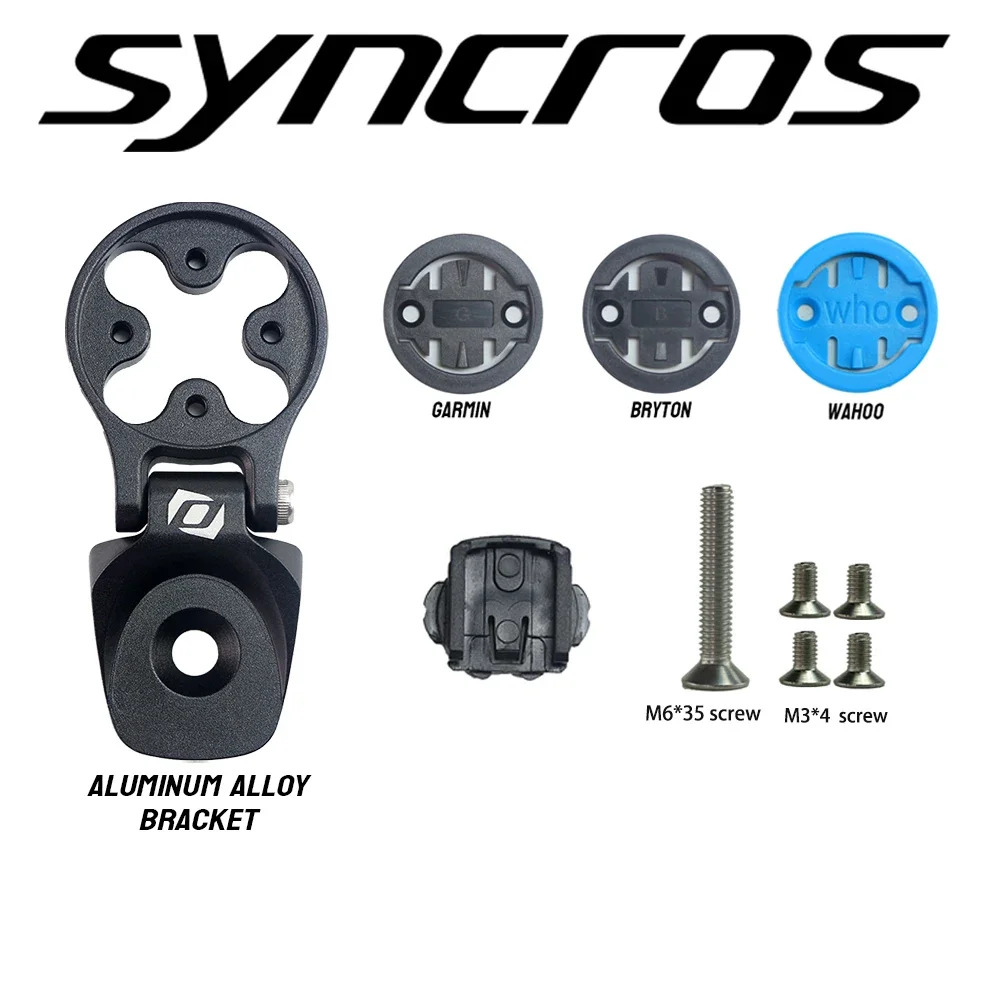 Syncros XC Aluminum Alloy Top Cap Computer Mount Fit Fraser IC SL WC or Stem MTB Bike Parts Bicycle Integrated Handlebar Stand