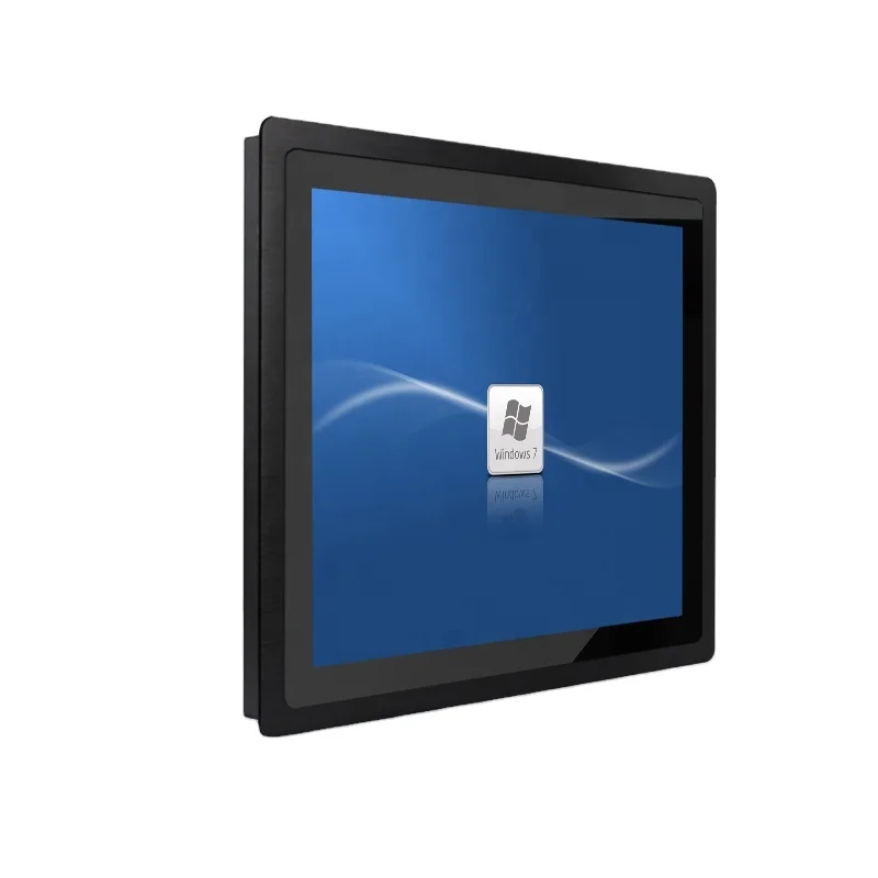 

Built-in fan 15 inch high brightness 3MM front bezel capacitive touch monitor with light sensor