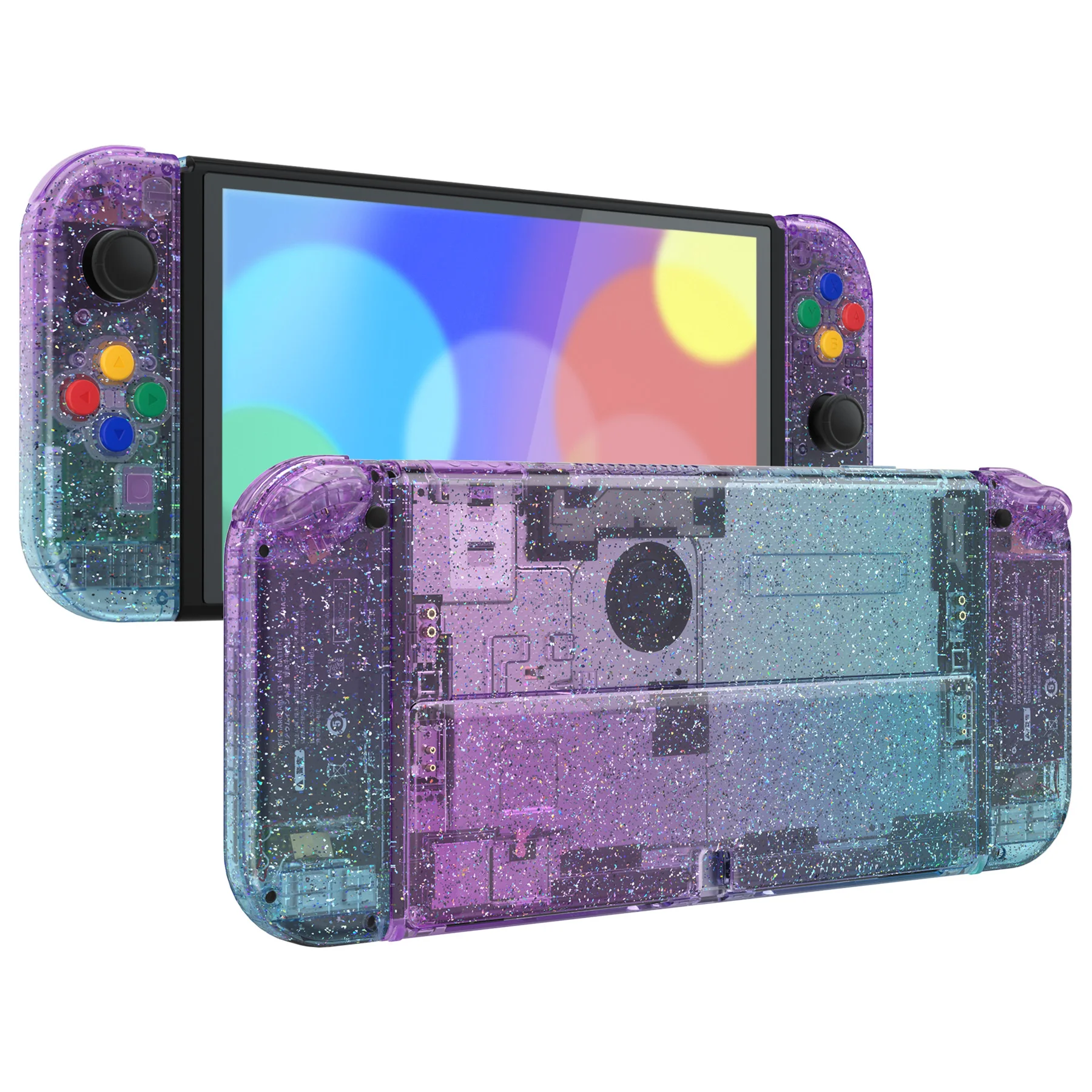 Ekstremalna niestandardowa pełna obudowa do przełącznika Nintendo Oded, zamienna płyta tylna podpórka i przyciski obudowy Joycon — zdjęcie produktu 5