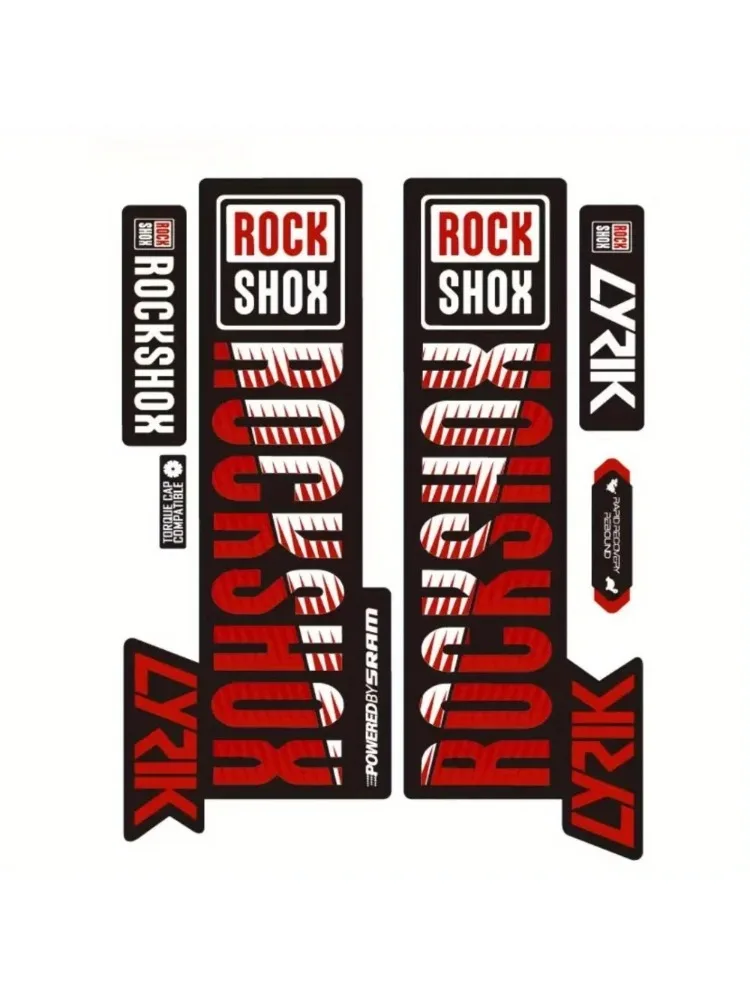 AliExpress NONE Premium Vinyl Stickers For 2018 RockShox Lyrik MTB Front Suspension Fork