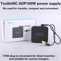 ToolKitRC ADP100 100W 20V Power Supply with XT60 Output Adapter For ISDT Q8 Q6 GT Power Hota HTRC SkyRC Charger RC Drone