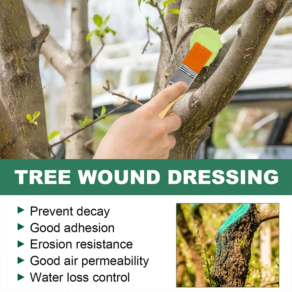 Tree Pruning Sealer Cutting Paste Tree Wound Plant Grafting Pruning Sealer Brush Bonsai Plant Grafting And Wound Repair Tools