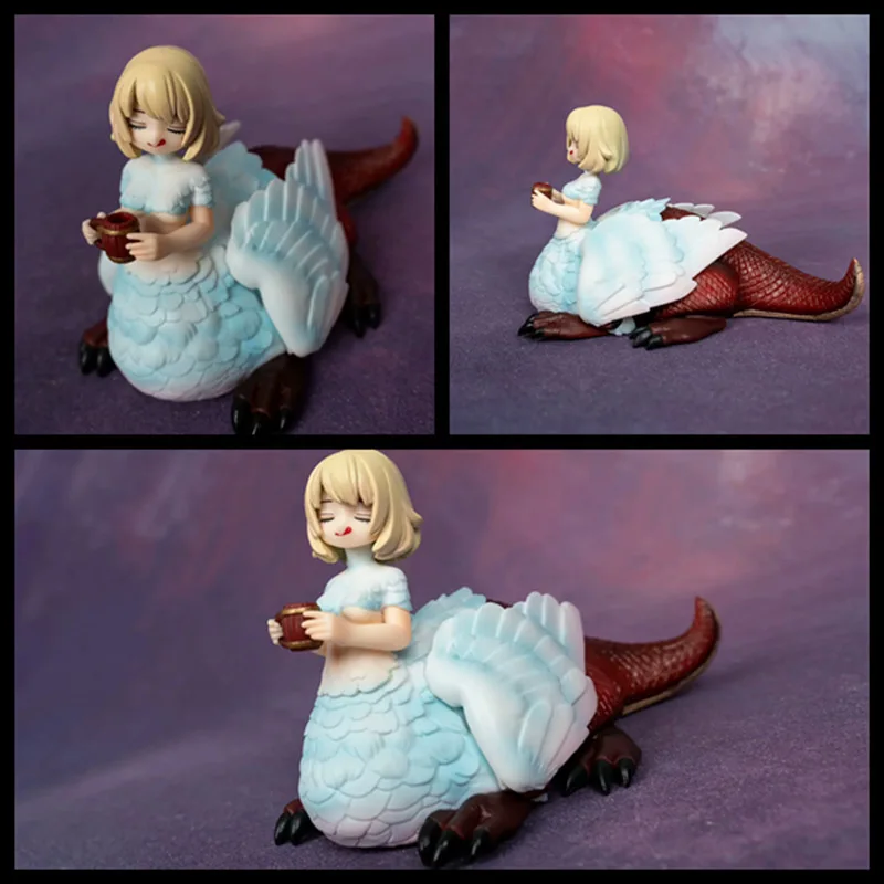 

Cute Animation Peripheral Delicious In Dungeon Hand Made Anime Desktop Office Decorations Action Model Birthday Christmas Gifts