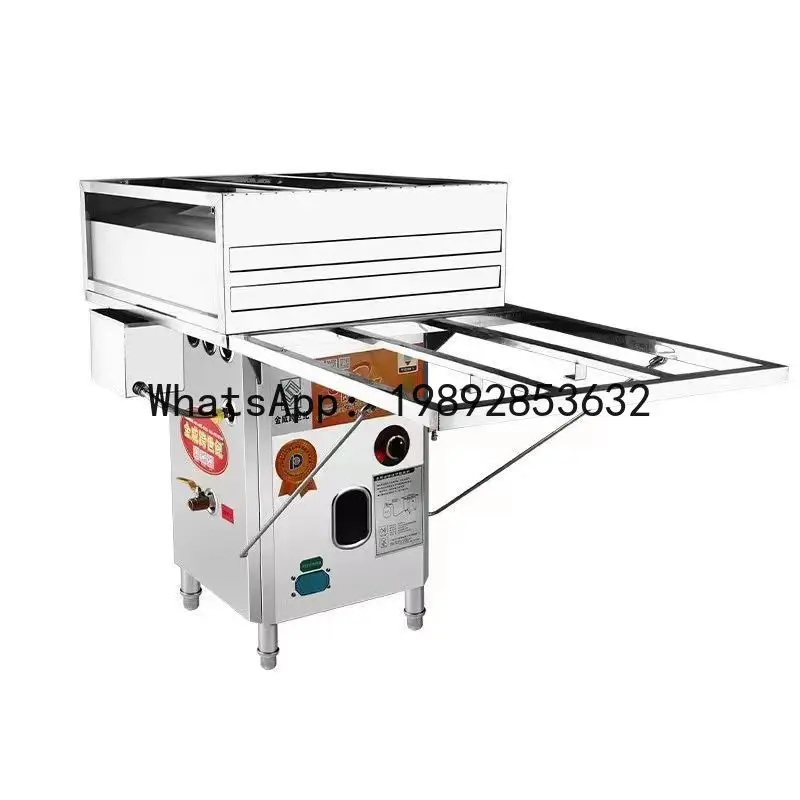 

QQ Rice roll machine commercial stall steaming oven pull powder steamed powder guangdong yunnan stone mill rice roll machine