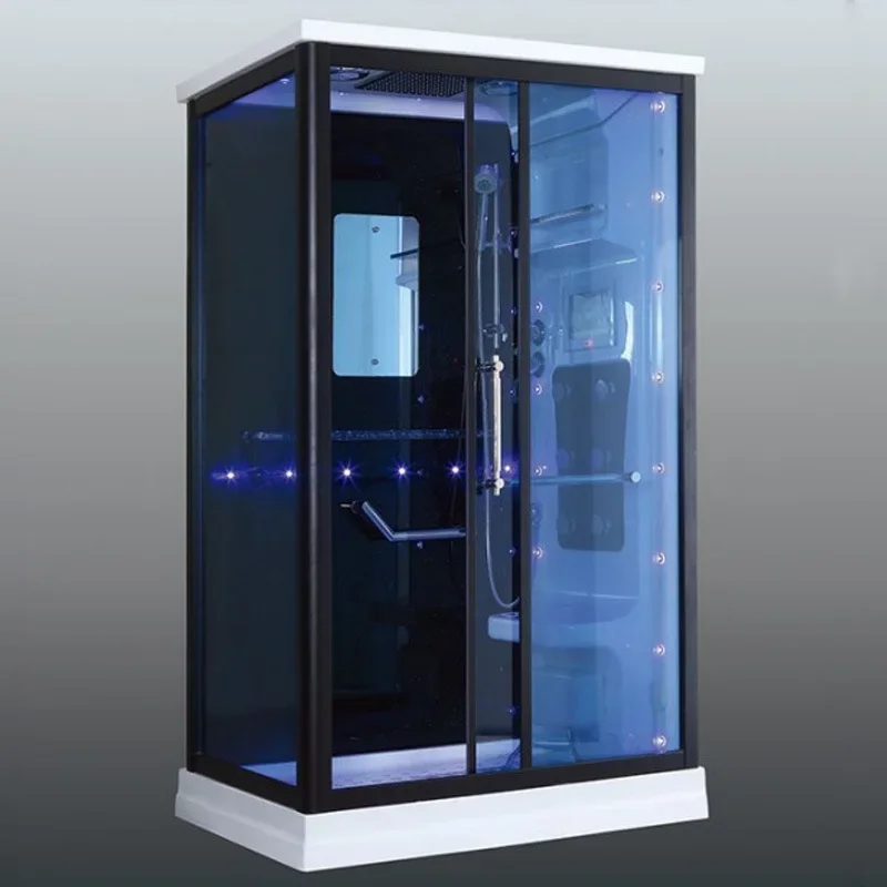 

-Hotel-Grade Integrated Steam Sauna Room Overall Tempered Glass Shower Bathing Room Non-Standard Production