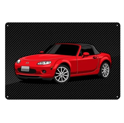 Mx5 Miata Nc Roadster Car Metal Poster Tin Sign 20x30cm-aluminum