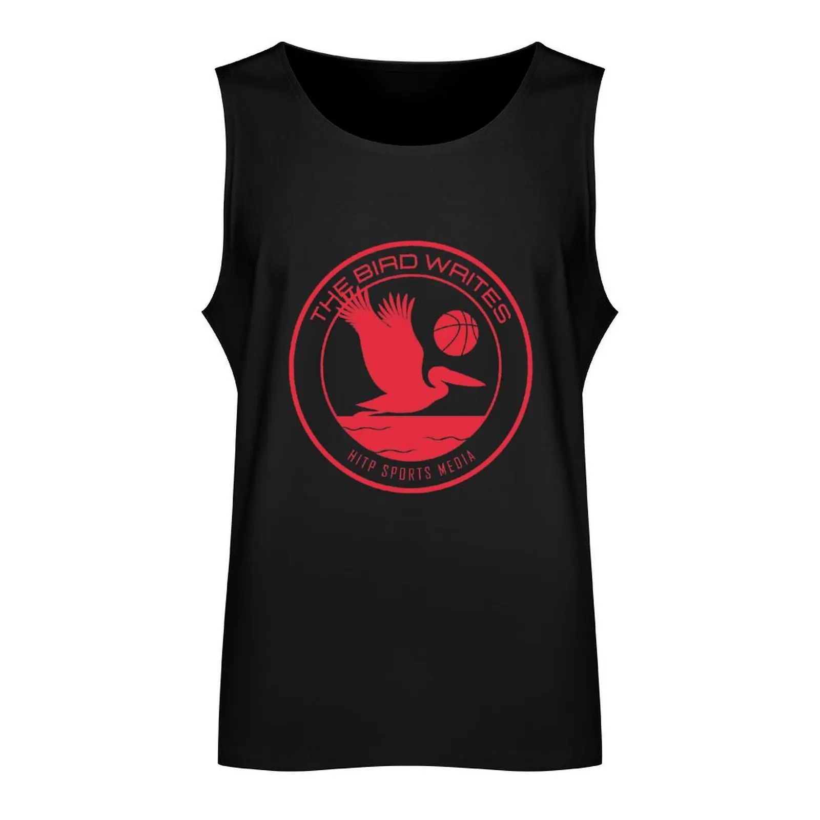 The Bird Writes - Red Tank Top muscular man men gym clothing bodybuilding man mens gym clothes