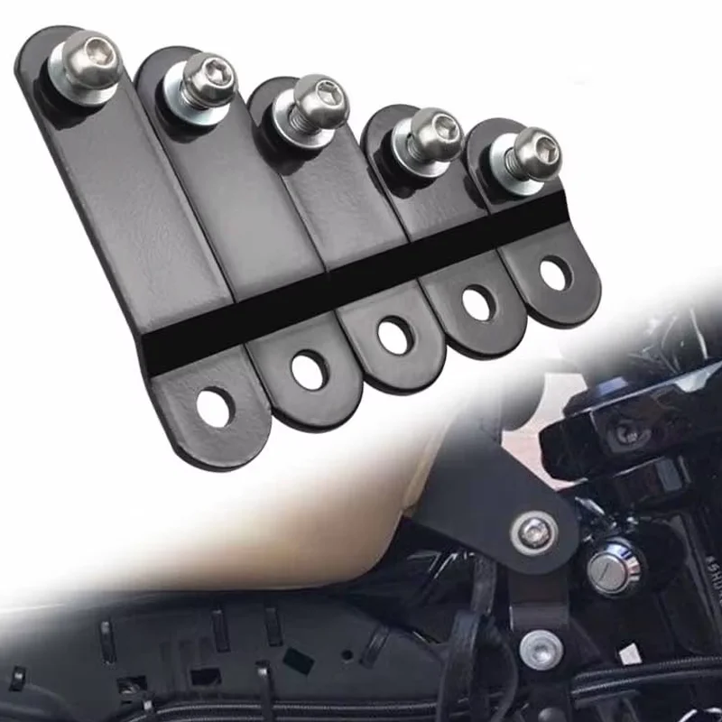 28-76mm Gas Tank Bracket For Harley Dyna Sportster XL 883 1200 48 72 Fuel Tank Lift Riser Modified Motorcycle Accessories 2pcs