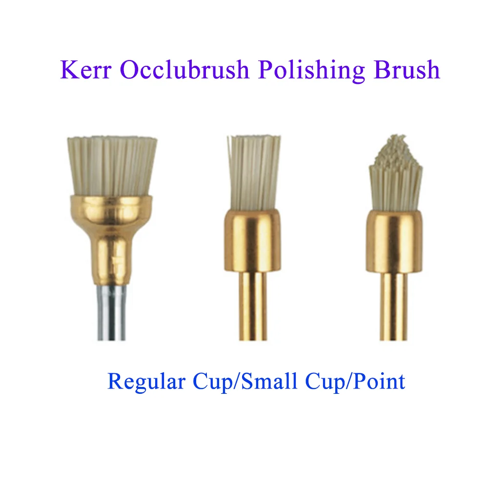 Dental Kerr Occlubrush Polishing Brush Dental One-step Polishing Brush System For Dentists Regular Cup/Small  Cup/Point