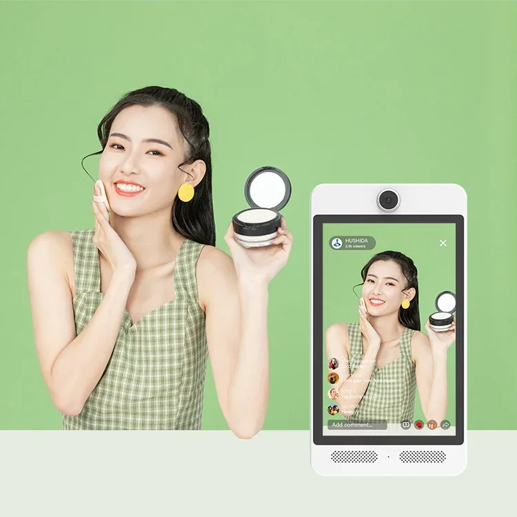 HUSHIDA 10,1 Zoll Video Live-Show Rundfunkgeräte Live-Streaming-Radio- und TV-Rundfunkgeräte