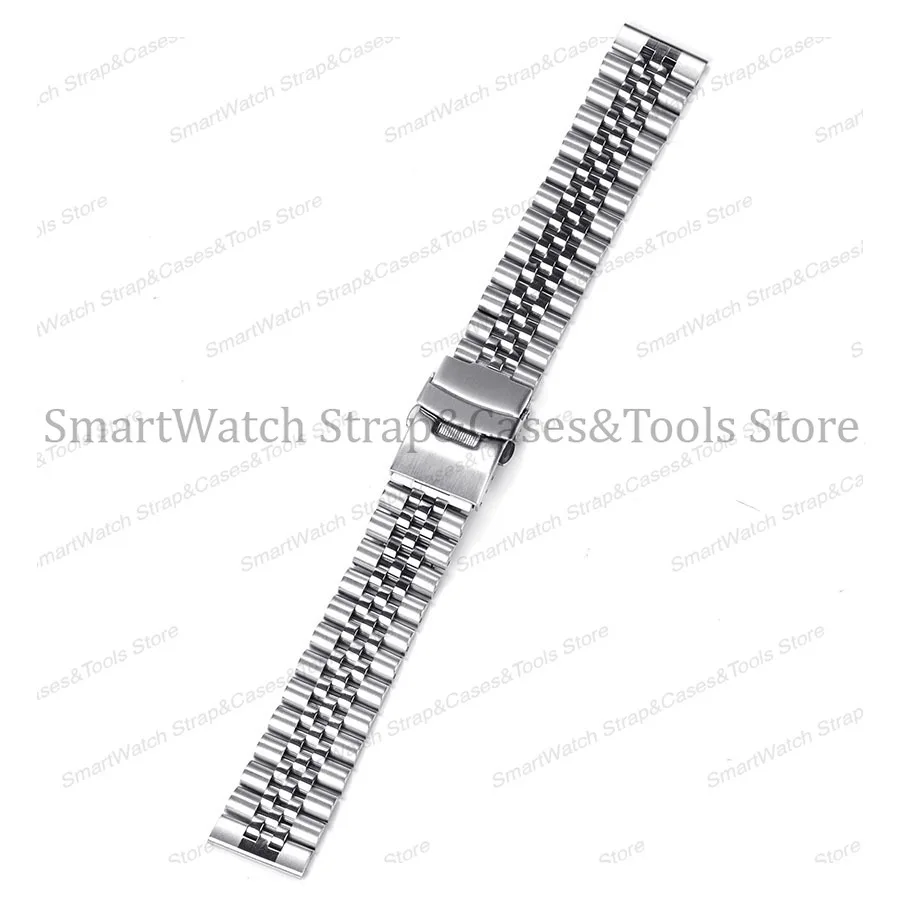 Solid Stainless Steel Watch Straps Quick Release Watchband 18/19/20/21/22/23/24/26mm for Seiko SKX007/009 replacement Bracelet