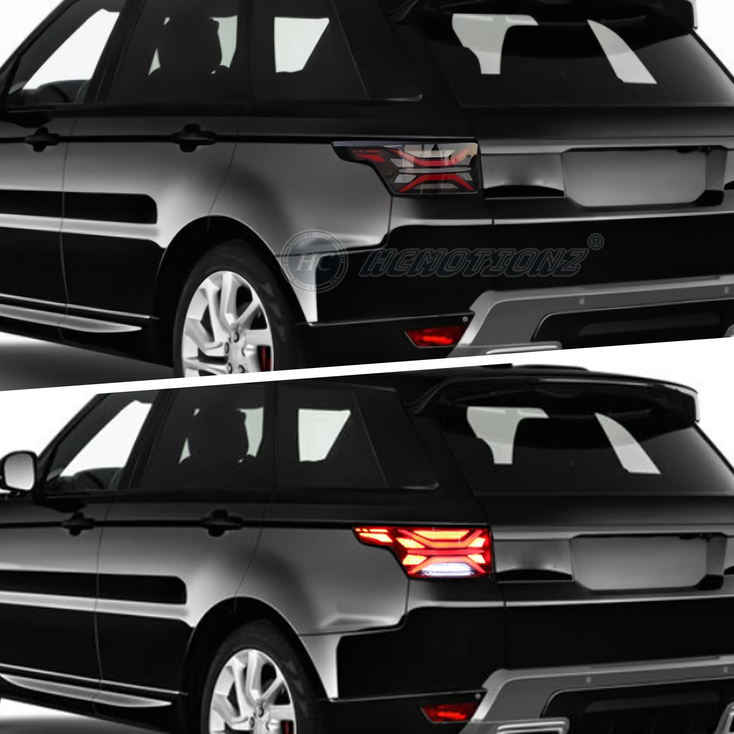 HCMOTIONZ LED Tail Lights For Range Rover Sport 2012-2022 Start UP Animation DRL Car Back Rear Lamps Assembly Accessories