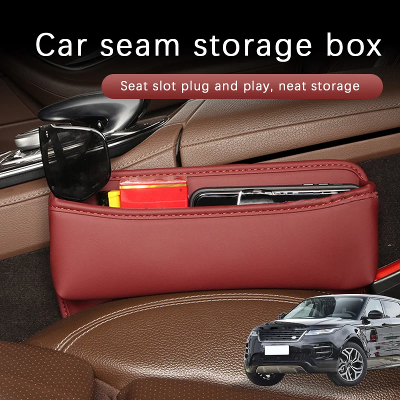 Car Seat Gap Side Organizer Multifunctional Console Gap Filler Side Storage Bin Car Interior Storage Bag For Land Rover Aurora