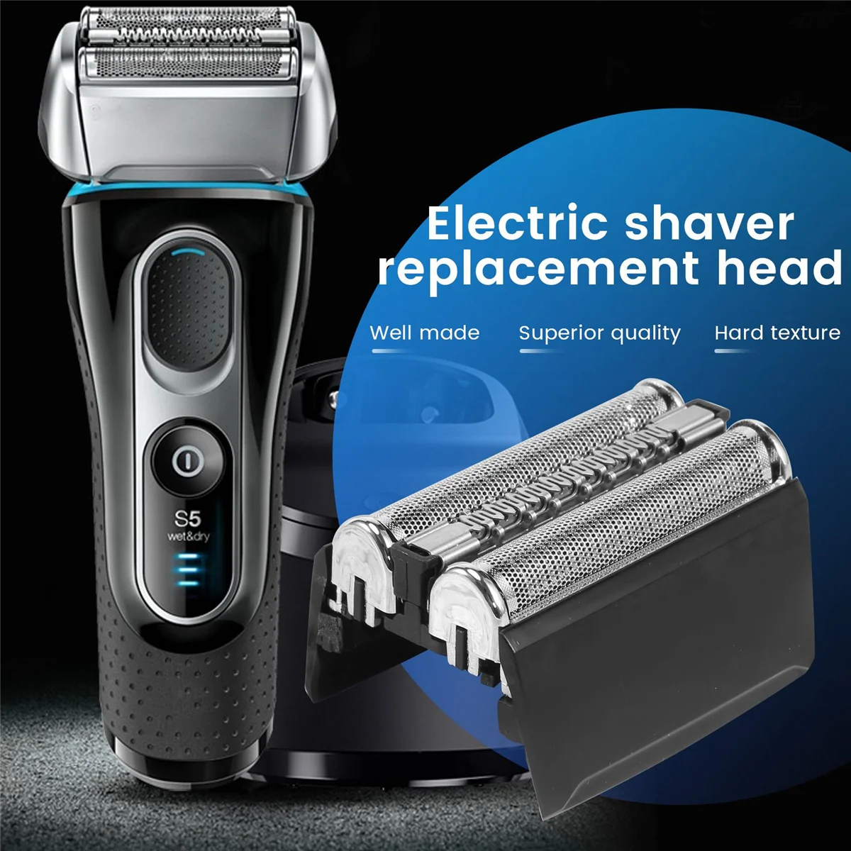 Cabeça de substituição Braun Electric Shaver, Braun Series 5, Braun 5020,5020S, 5030,5030S, 5040,5040S