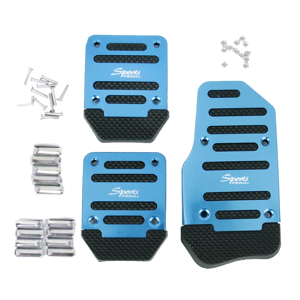 Non-Slip Car Brake Gas Pedals Pads Covers Foot Brake Extenders