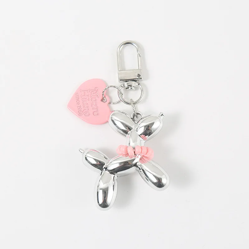 1pc Bling Kawaii Cartoon Animal Couple Keychains Key Ring For Women Men New Colorful Cute Pet Bag Car Holder Airpods Box Jewelry