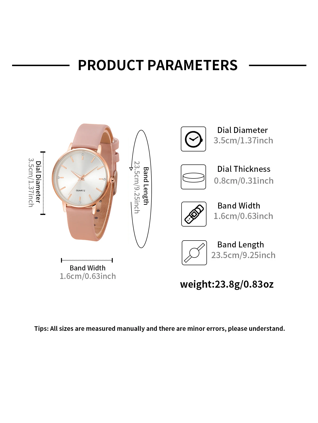 Watches for Women Leather Band Luxury Watches Quartz Watch Casual Bracelet Watch for Women