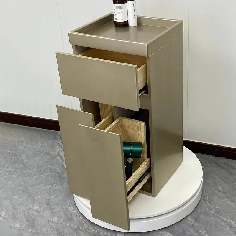 High-end Barber Shop Storage Tool Cabinet, Barber Shop Paint Single-sided Multi-layer Drawer, Hair Salon Special Locker