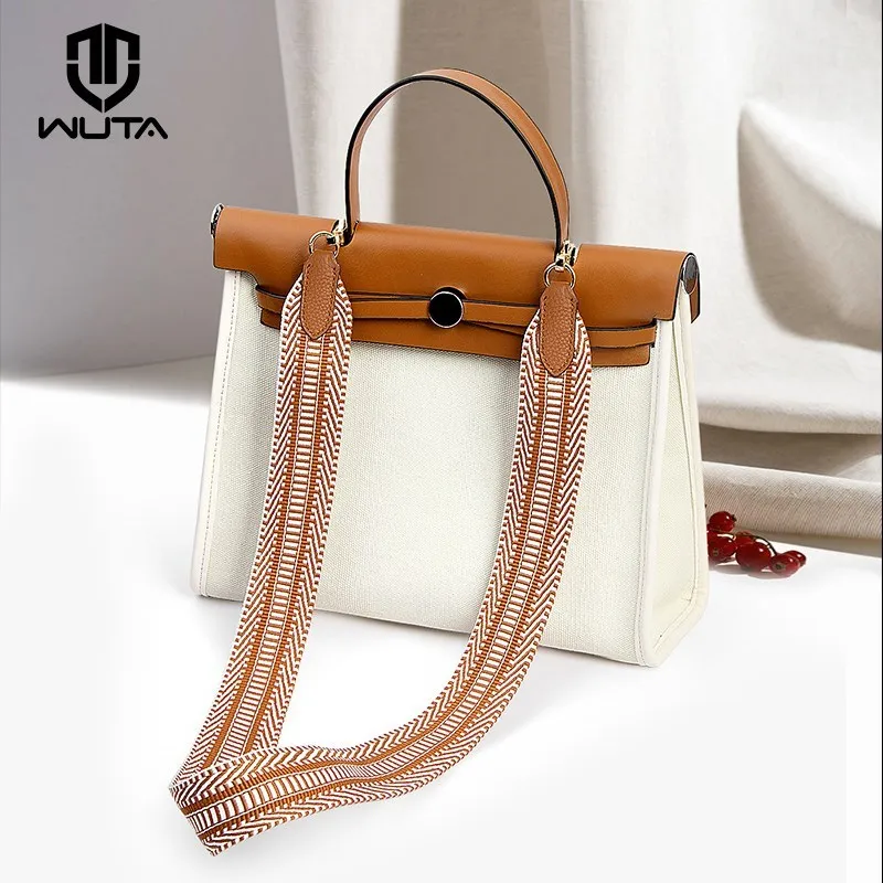 WUTA Bag Strap for Hermes Kelly Bags Webbing cotton Shoulder Strap 110cm  Adjustable Replacement Crossbody Belts Bag Accessories