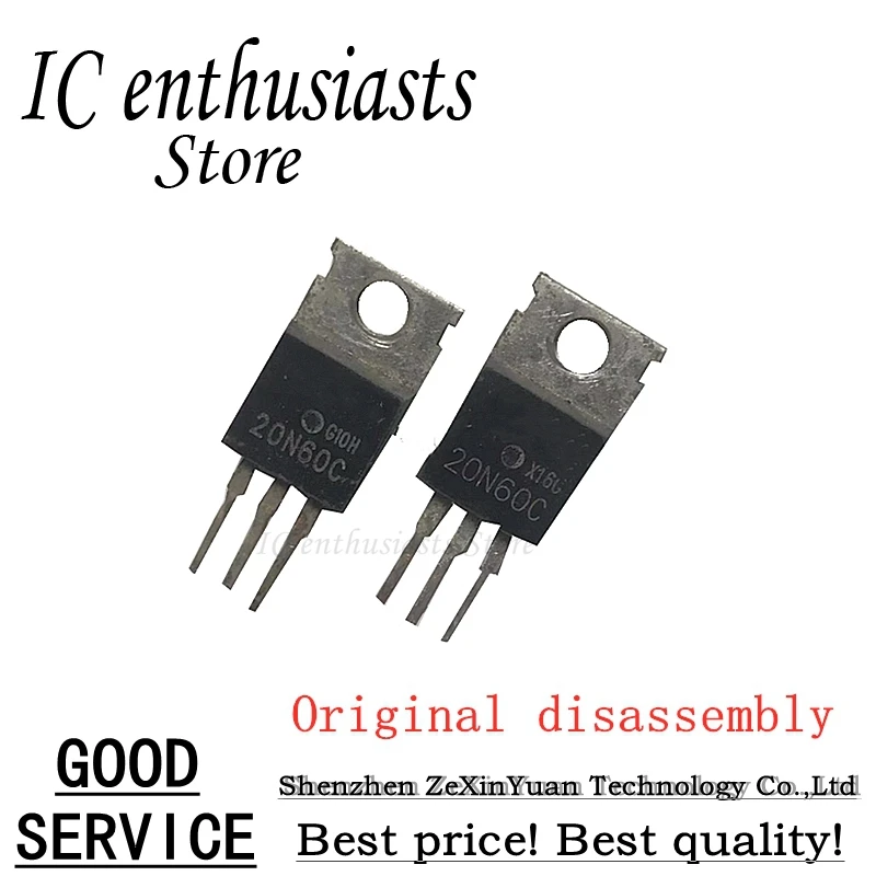 10PCS 20PCS 20N60C 20N60 20A 600V TO-220 Original disassembly