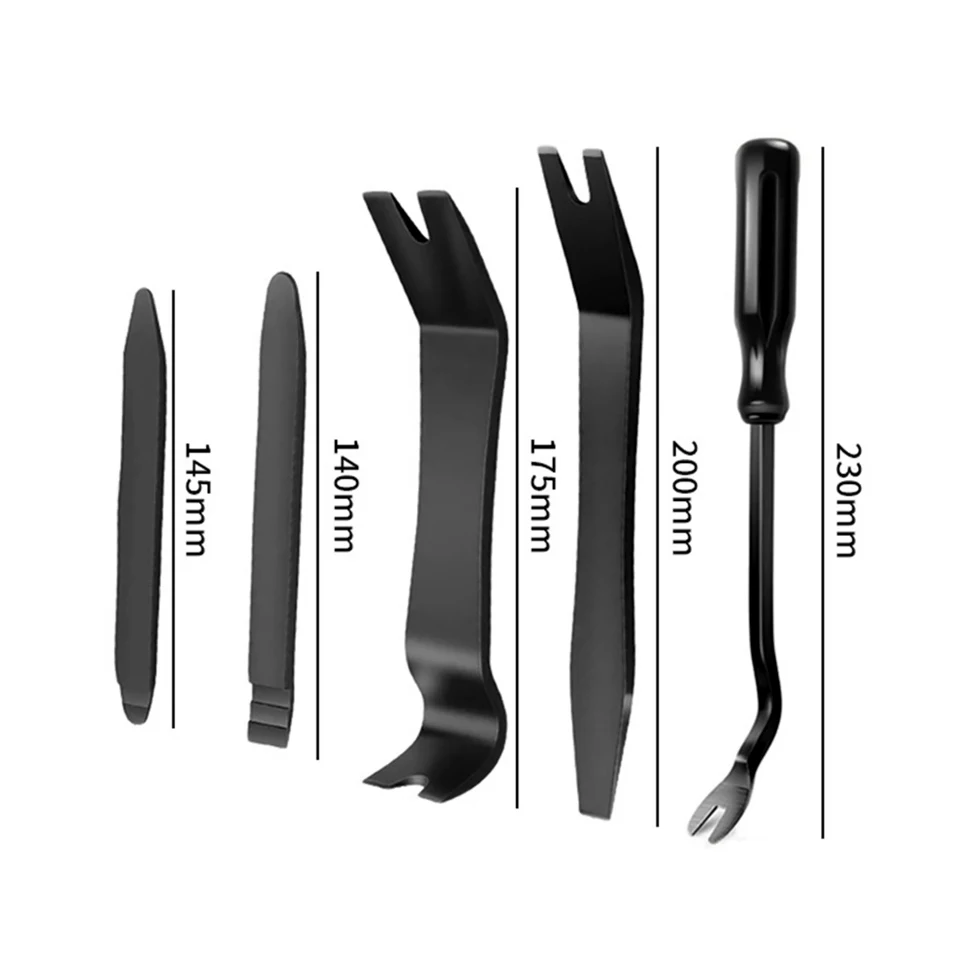 5 قطعة راديو السيارة البلاستيكية ستيريو أداة إزالة الصواميل مشغل وسائط متعددة لوحة الكسوة داش تفكيك عدة السيارات الصوت المثبت حدق تجديد مجموعة #5