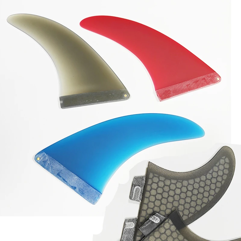 Sea High Speed Balance Surfboard Fiberglass Tail Fin 7.5 inch High Quality Electric Surfboard Shark Fin Surf Tail Rudder