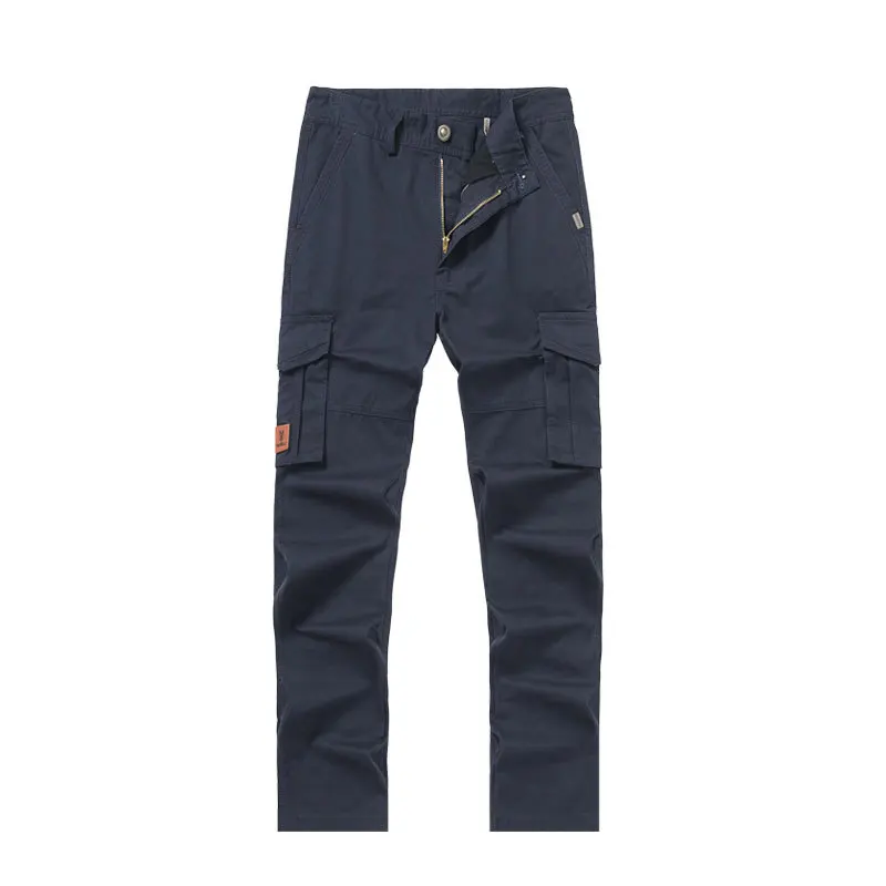 Spring and Autumn New Tooling Men's Cotton Trousers, Multi-pocket Casual Fashion All-match Pants, Work Pants