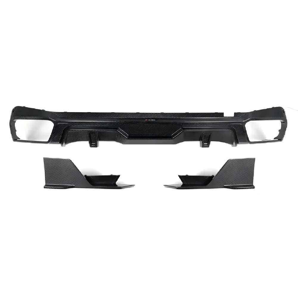 Dry Carbon Fiber Rear Diffuser Lip Splitter For BMW G05 X5 19-25 VS Style Bumper Bottom Replacement