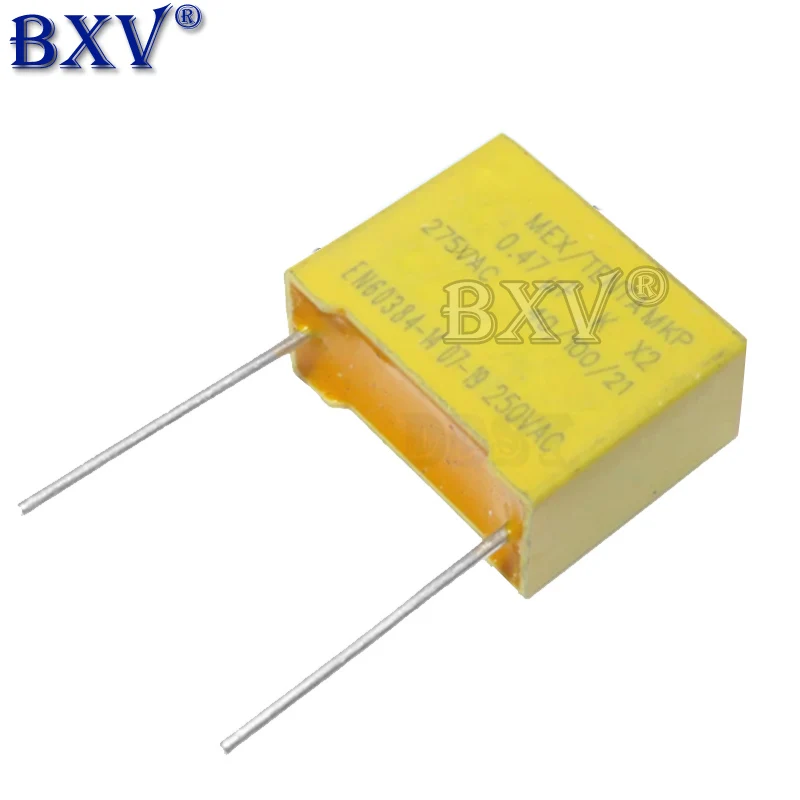 20PCS X2 Safety Capacitor 15mm 275VAC 275V 0.022UF 0.047UF 0.1UF 0.15UF 0.22UF 0.33UF 0.47UF 0.68UF 1UF Polypropylene Film