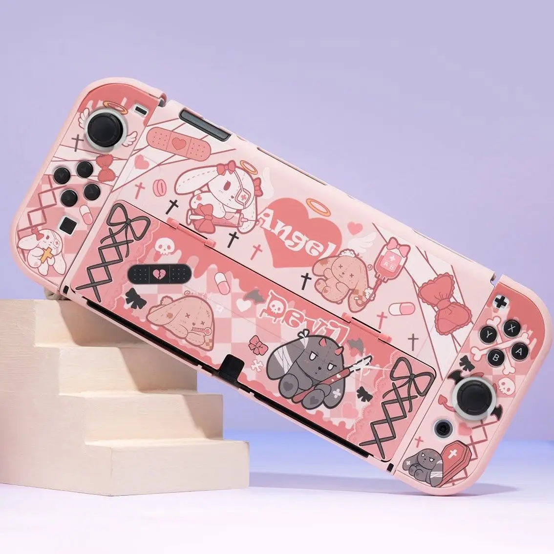 For Nintendo Switch Case OLED Accessories Hard Joycon Shell Kawaii TPU Switch Protect Cover For Switch Accessories Control Games