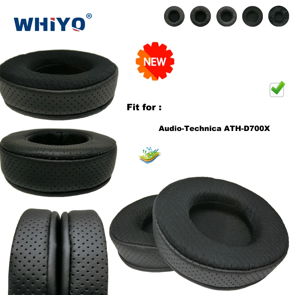 Replacement Ear Pads for Audio-Technica ATH-D700X ATH D-700X Headset Parts Leather Cushion Velvet Earmuff Headset Sleeve Cover