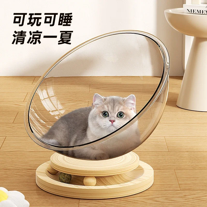 Cat nest Four seasons universal space capsule Cat transparent nest