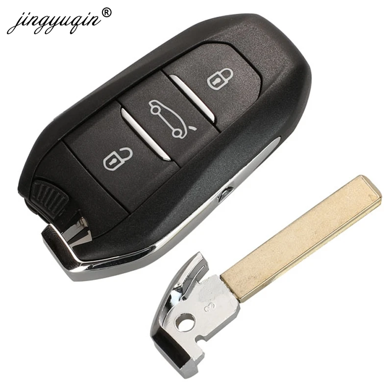 jinyuqin KeylessGo VA2/HU83 Smart Key for Citroen C4 C4L DS4 DS5 Car Key Remote 433.92Mhz ID46 Hitag2 4A Hitag-AES with Circuit