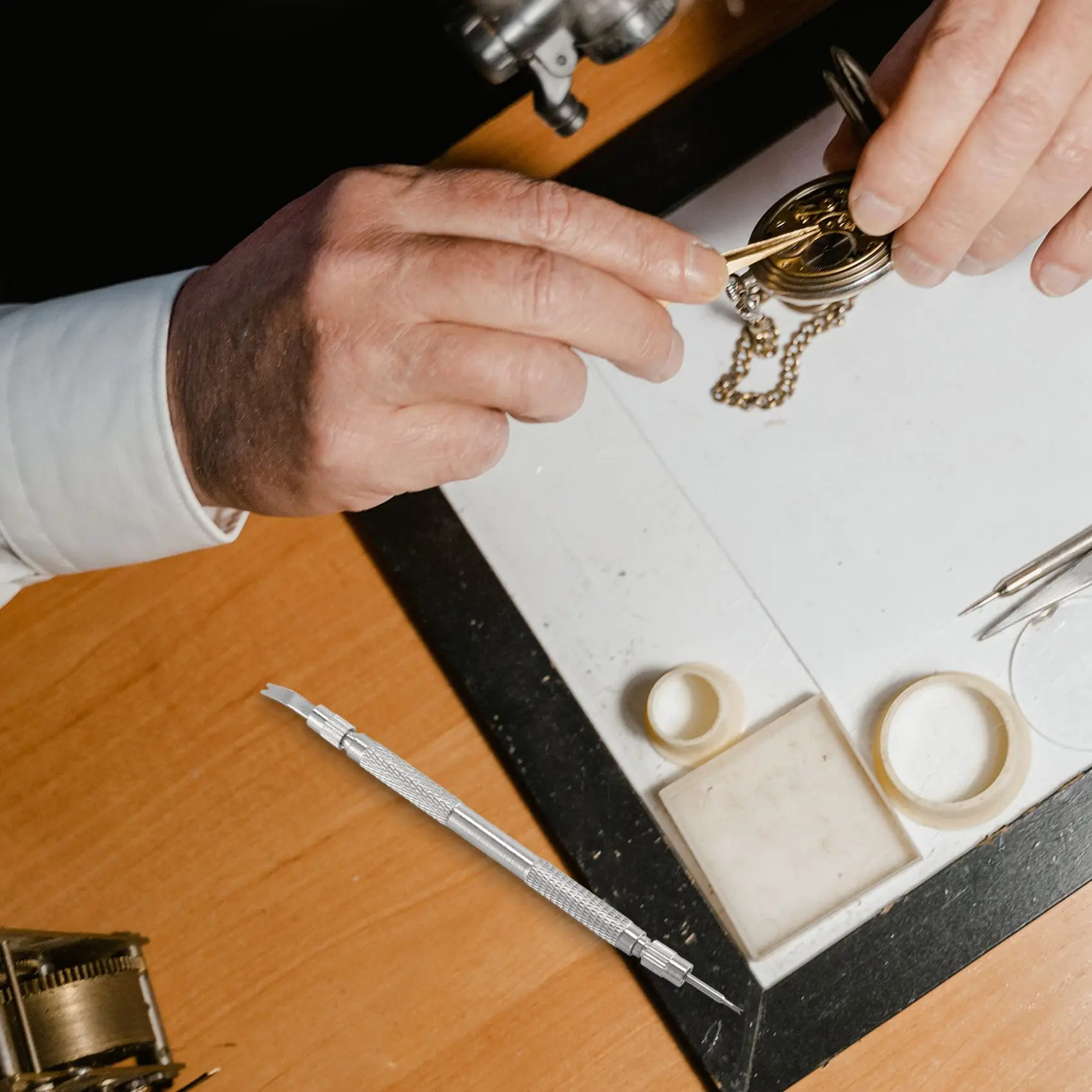 Kit di rimozione del collegamento del cinturino dell'orologio da 9 pezzi strumento di riparazione dell'orologio per la rimozione del perno del collegamento del cinturino dell'orologio