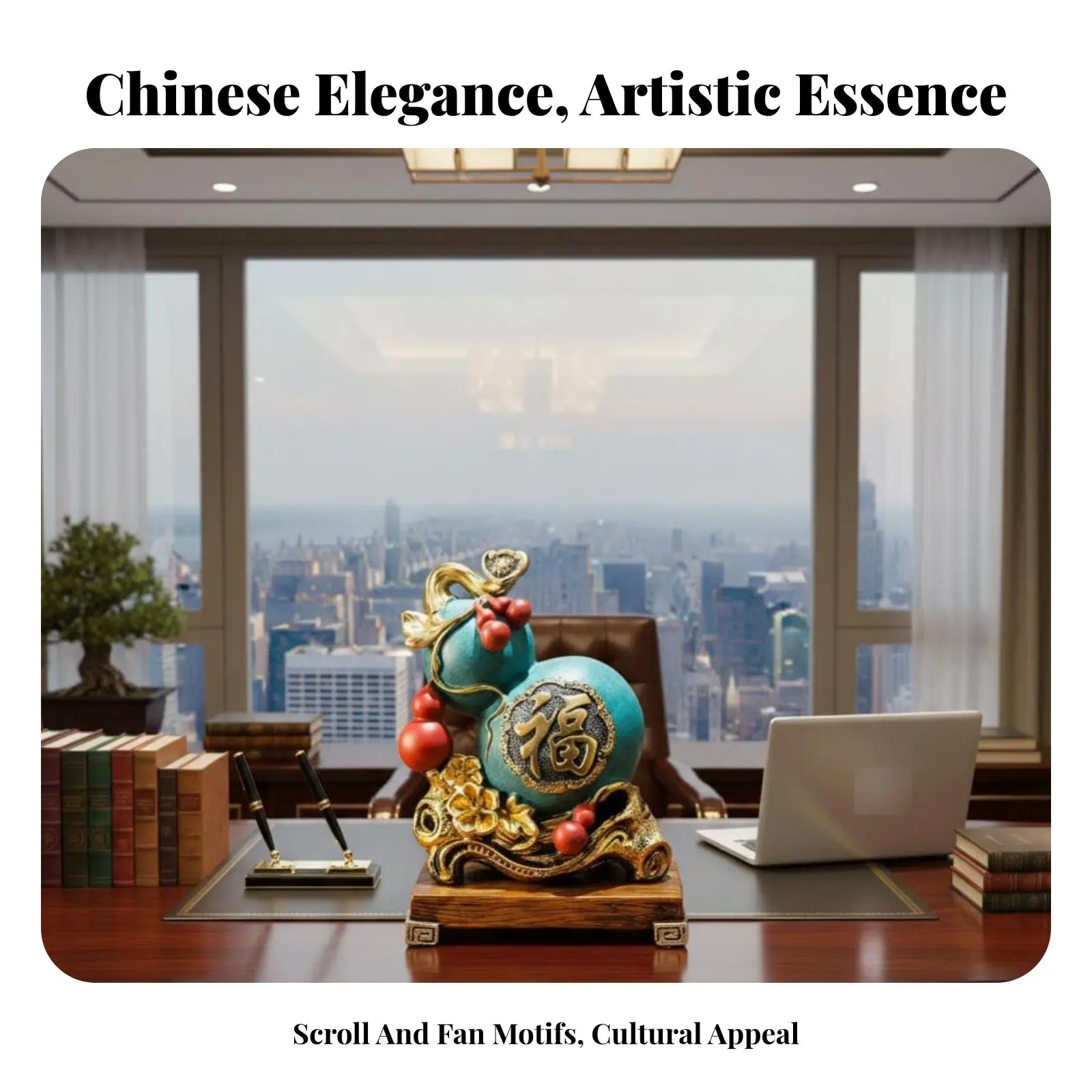 

Миниатюрный складной экран в традиционном китайском стиле, декоративный мини-экран с вдохновляющими надписями и рисунками тушью.