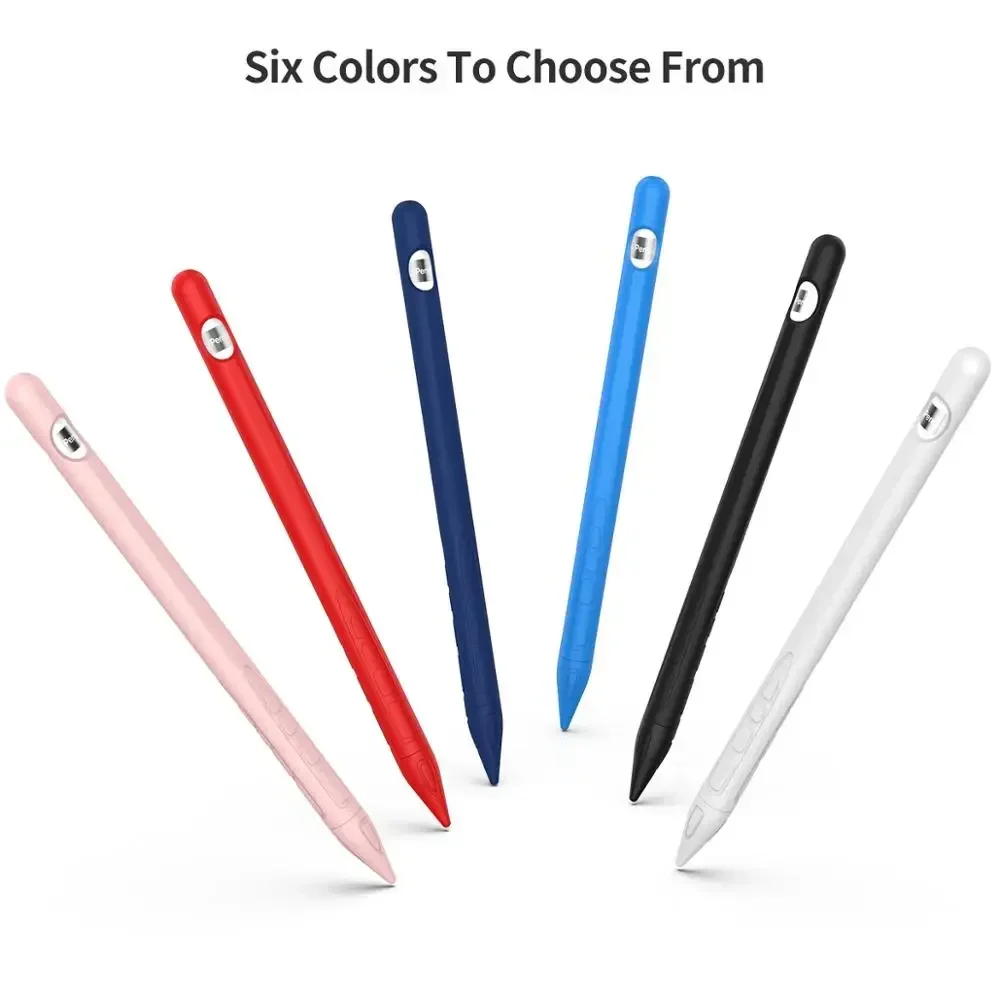 Funda de silicona suave para Apple Pencil 1, 1ª generación, iPad, tableta, lápiz táctil, funda protectora