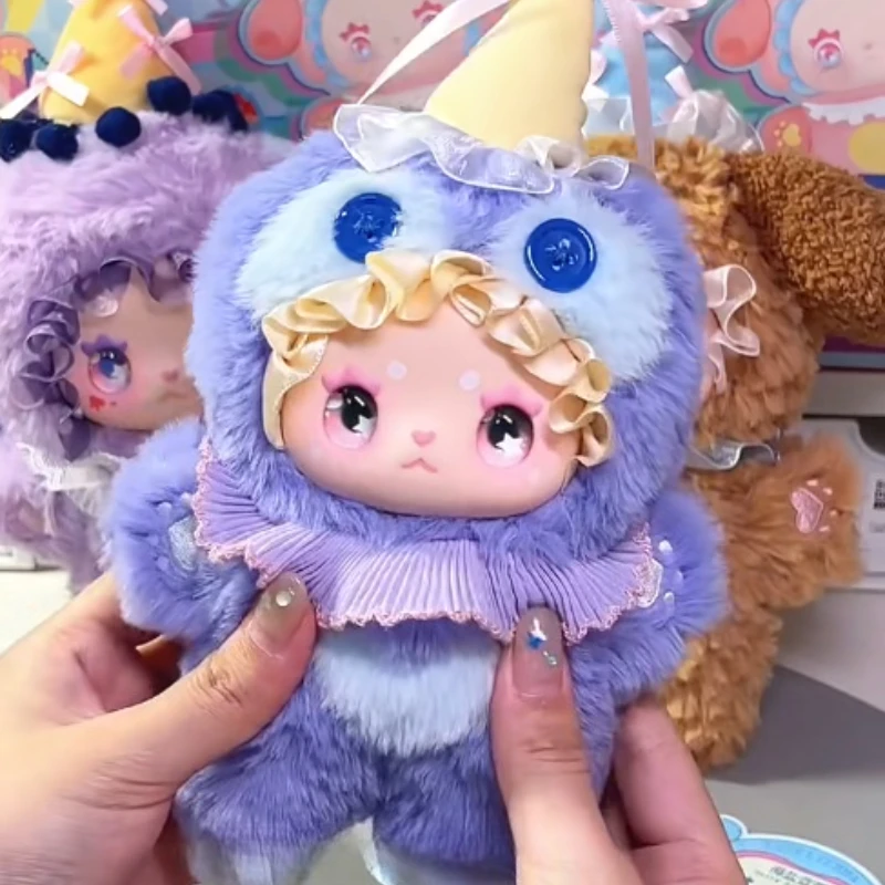 إيما غريب سلسلة الحفلات صندوق أعمى الفينيل أفخم دمية إيما عمل أرقام صندوق غامض مفاجأة حقيبة قلادة المفاتيح تمثال لعبة جديد