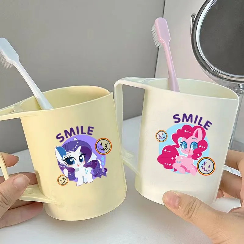 My Little Pony Twilight Sparkle Pinkie Pie Fluttershy cartoon schattige mondwaterbeker gepersonaliseerde creatieve cartoonfilmwasbeker