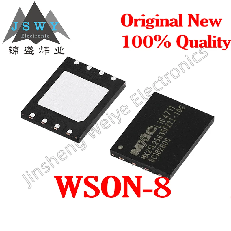 

(2/10 pieces) MX25L25635FZ2I-10G WSON-8 MX25L25635FZ2I/256Mbit Serial NOR Flash Chip/New Original Spot Electronics