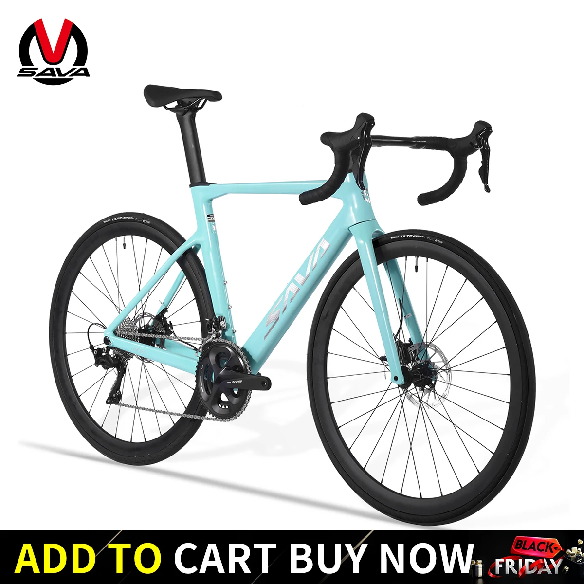 SAVA A7 Pro Full Carbon Fiber Road Bike with SHIMAN0 105 R7000 Kit 22 Speed Road Bike CE/UCI Approved