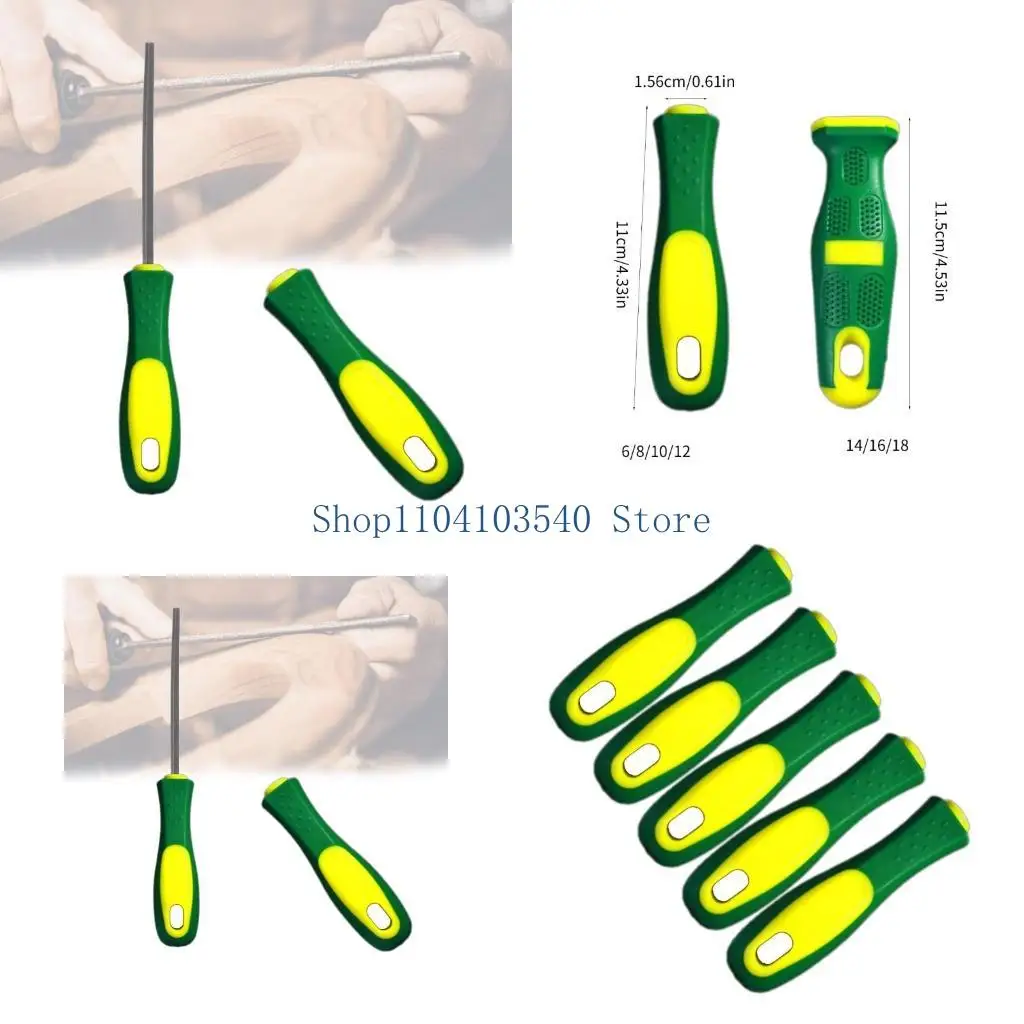 

02DC 5 шт. сменный аксессуар для ручки напильника для металлического напильника 6/8/10/12/14/16/18 дюймов