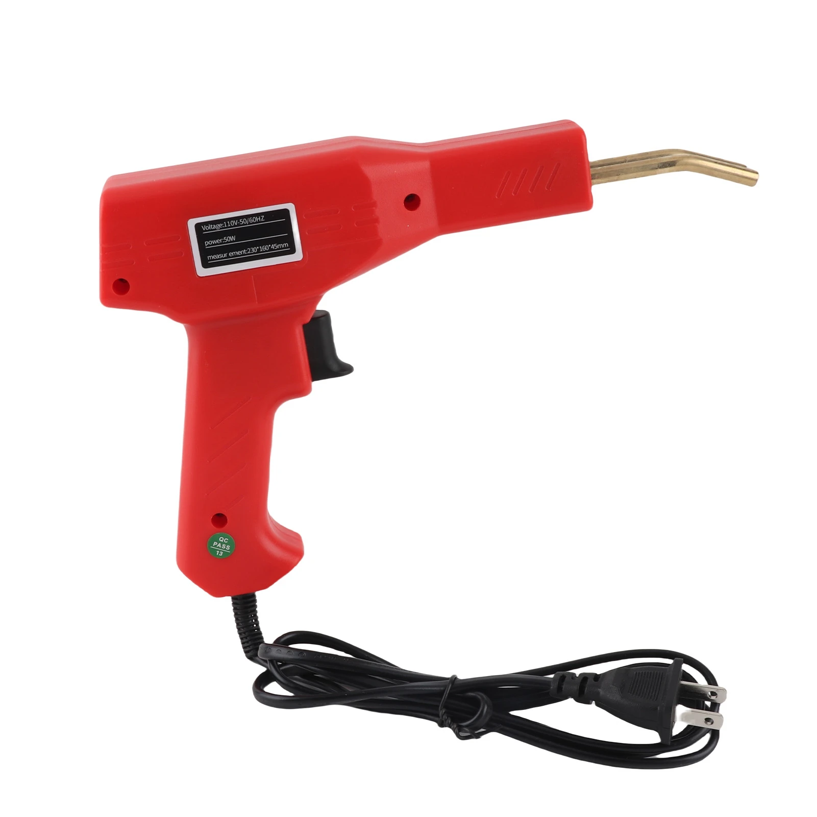 

Сварочный аппарат для пластика, 50 Вт, сварочный аппарат для пластика, ручной горячий степлер, сварочный пистолет, комплект для ремонта автомобильного бампера