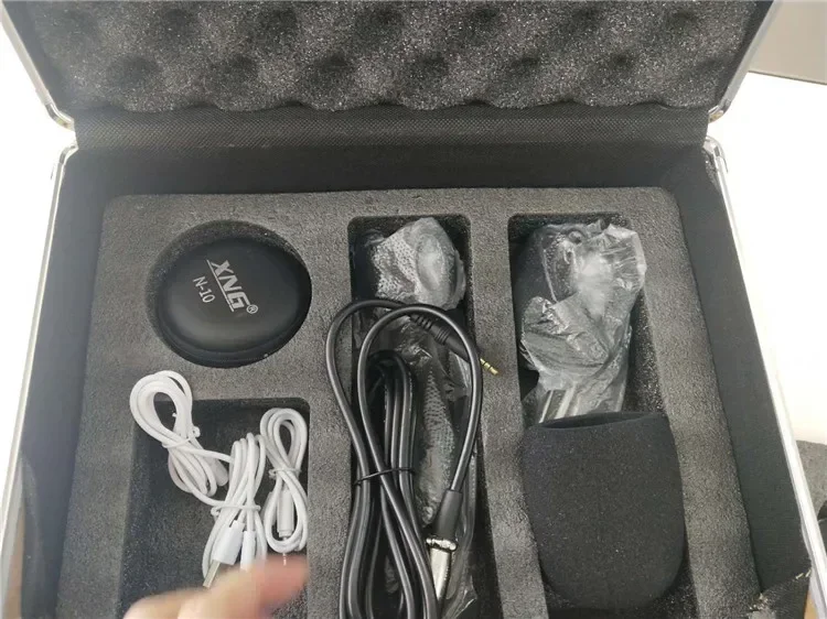 New Design Condenser Studio Recording Live Broadcast Equipment V3+G8 Sound Card Microphone