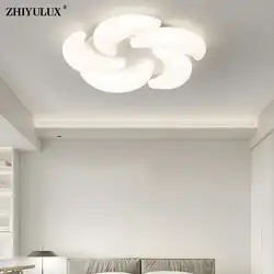 Remote Dimming Bright White New Modern LED Chandelier Lights Living Dining Room Bedroom Ceiling Hall Flats Lamps Indoor Lighting