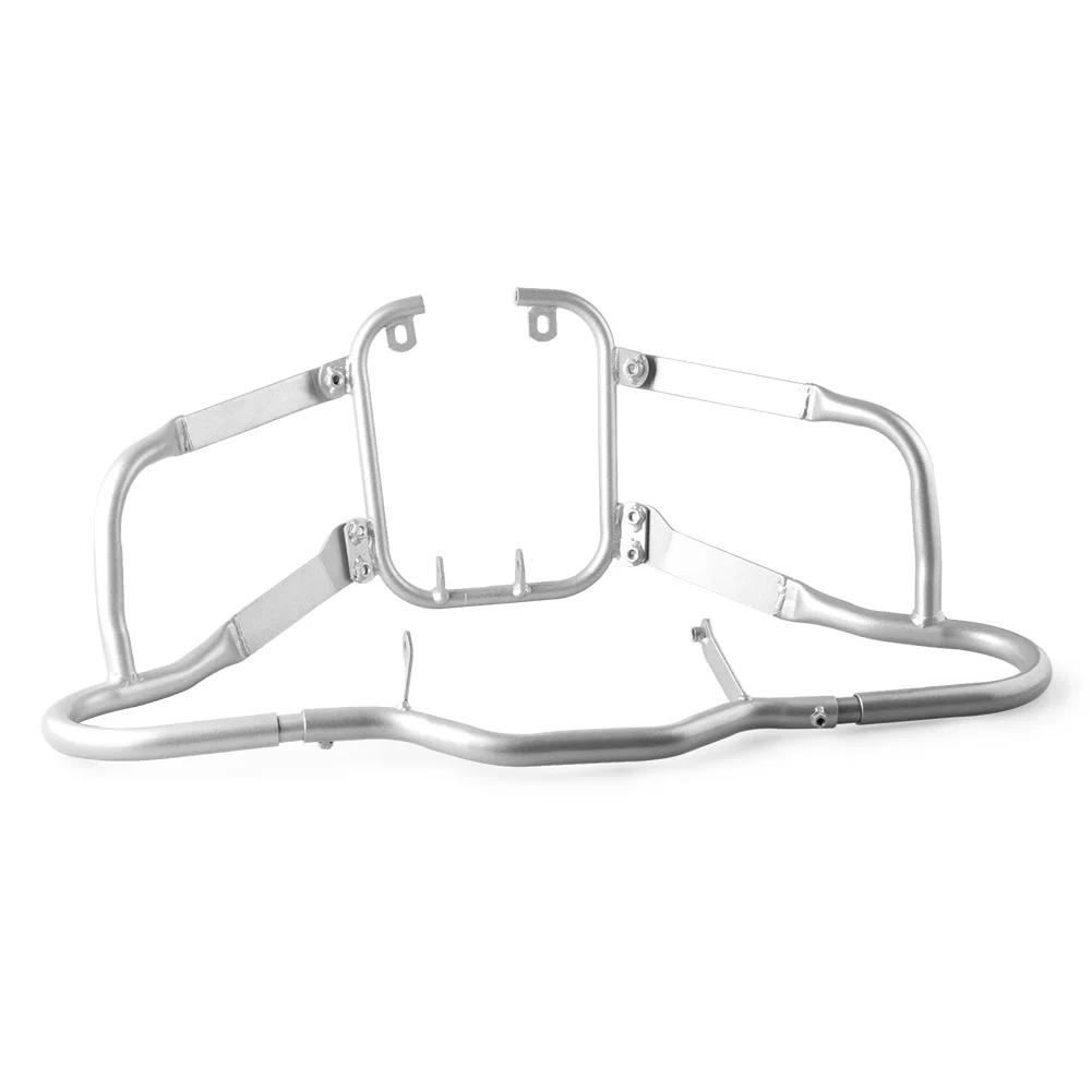 Silver Motorcycle Highway Crash Bar Protector Guard Bracket For BMW R1200RT 2005 2006 2007 2008 2009 2010 2011 2012 2013