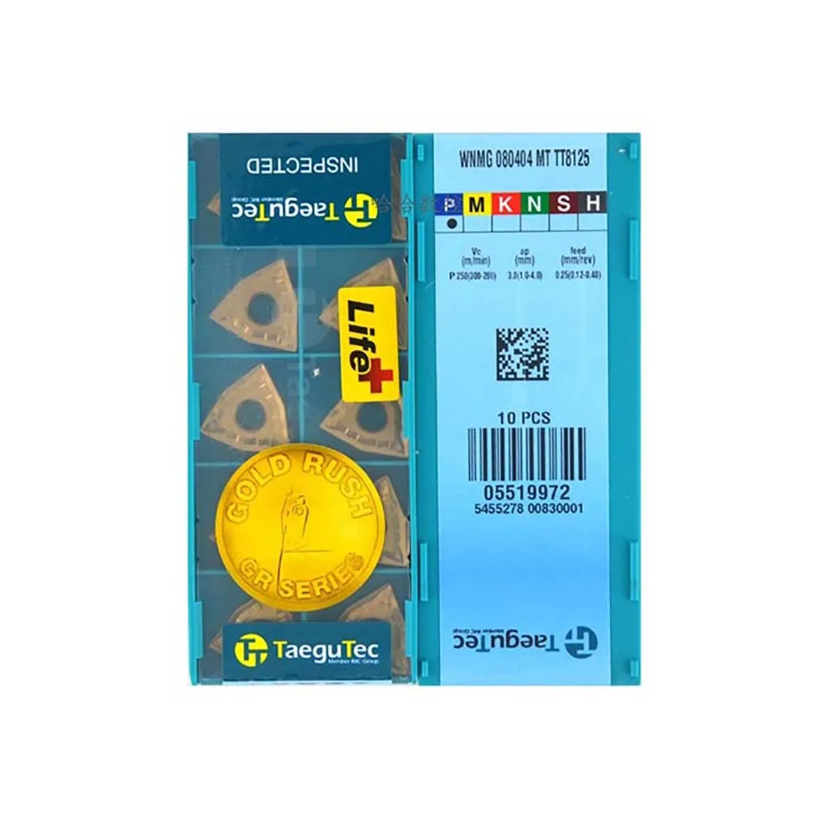 

100% Original WNMG08/06 Series TT8125 Medium Carbide Turning Inserts for Lathe CNC