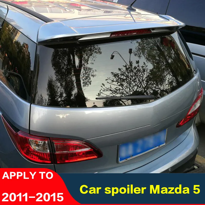 

Спойлер на крышу для Mazda 5, аксессуары 2011-2015 года, Mazda5, высококачественный АБС-пластик, комплект заднего хвостового крыла автомобиля